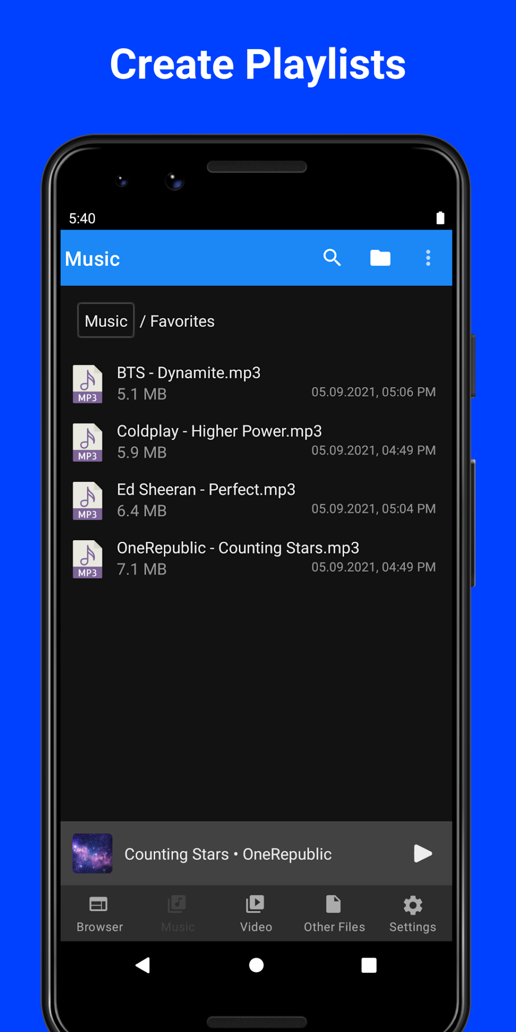 MyMedia - File Manager Music для Android — Скачать