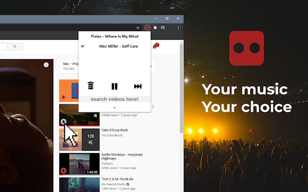 YOUTUBE QUEUE for Google Chrome Extension Download