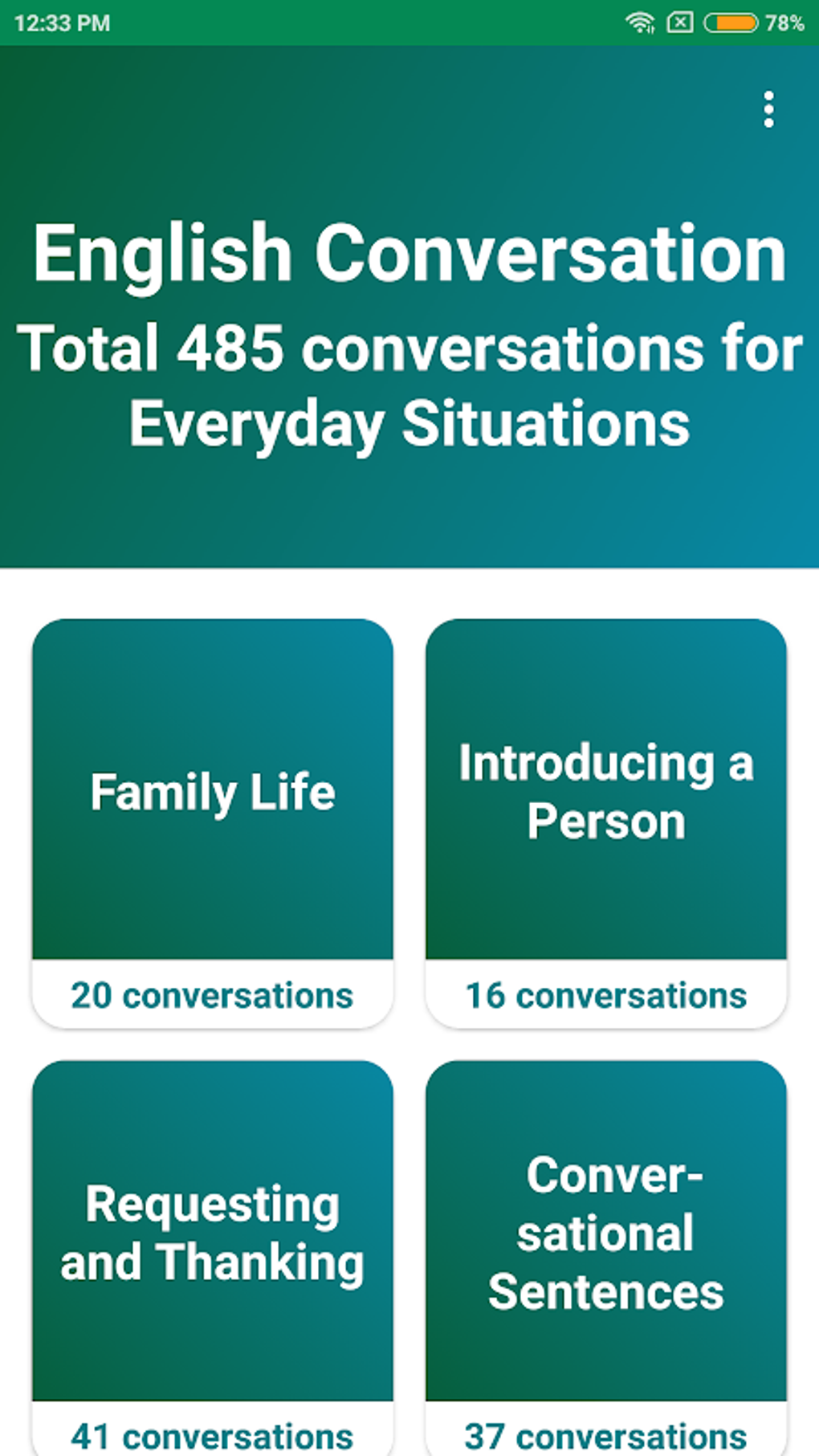 English Conversation Everyday Android 