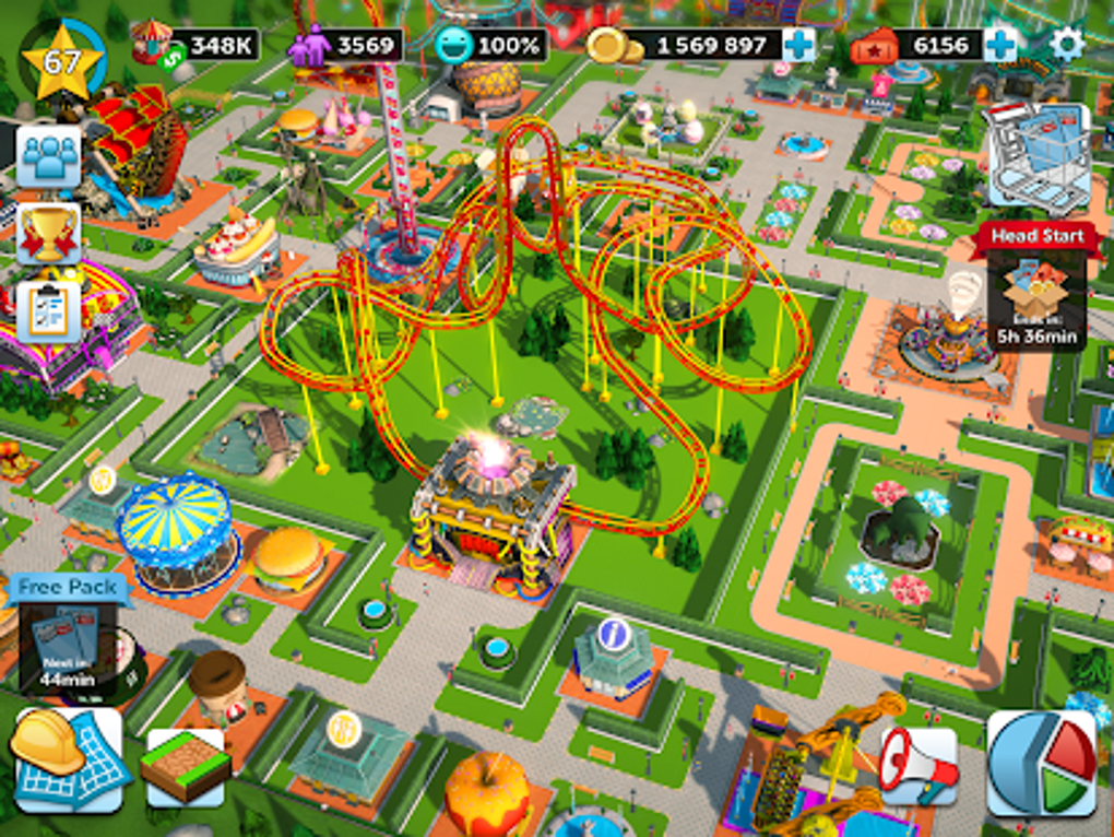 RollerCoaster Tycoon Touch - Parque Temático - Baixar APK para