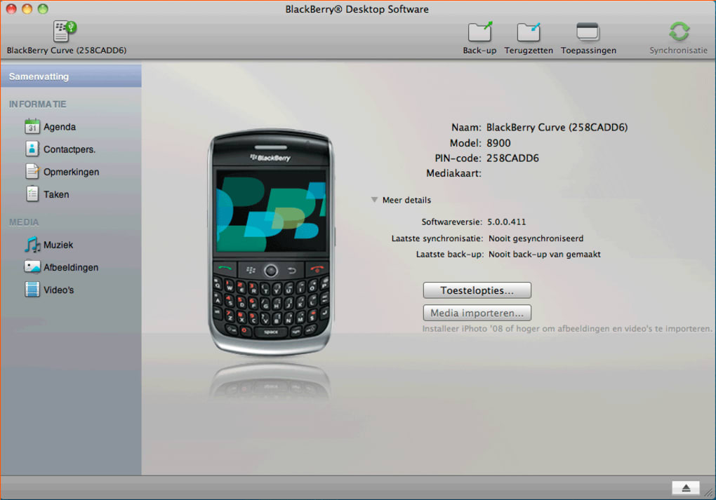 free blackberry desktop manager for mac download