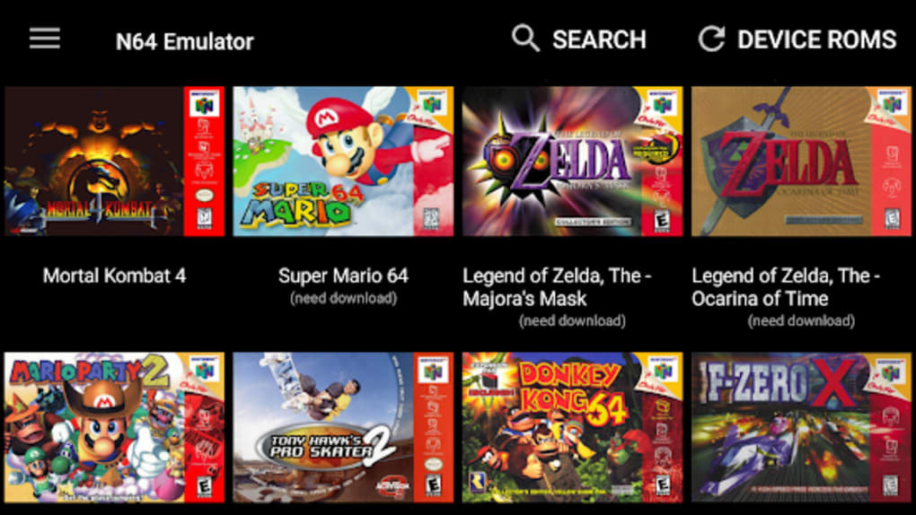 How To Download Games For N64 Emulator Android