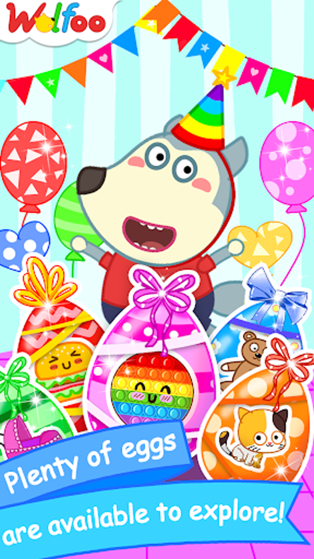 Wolfoo s Surprise Eggs Toys для Android — Скачать