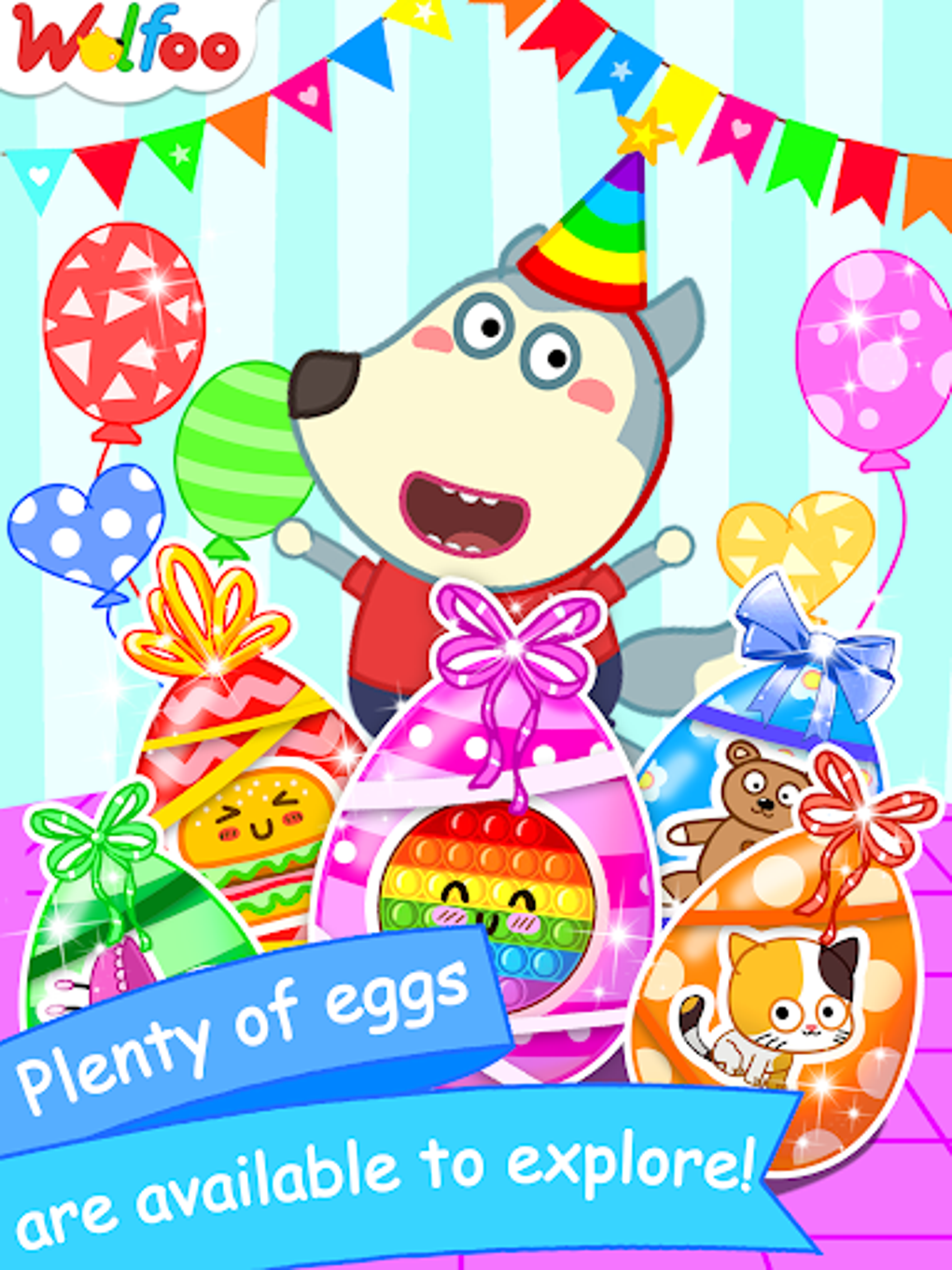 Wolfoo s Surprise Eggs Toys для Android — Скачать