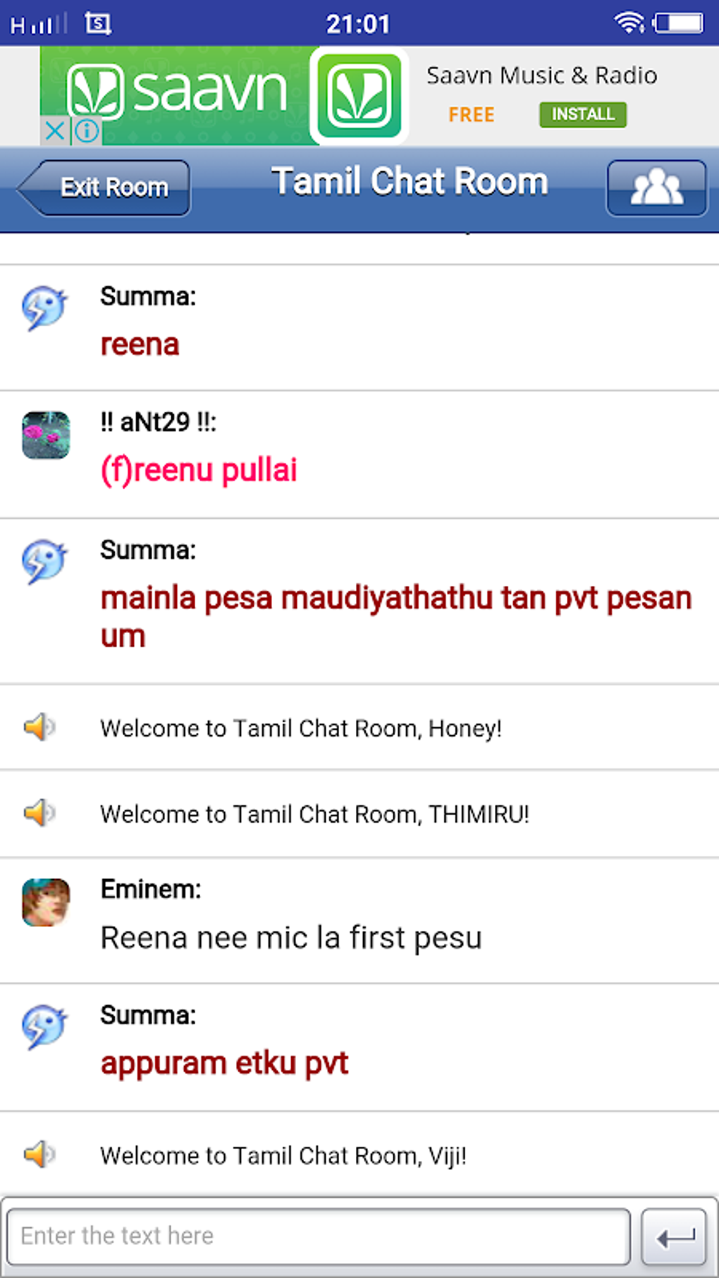 chennai chat sites