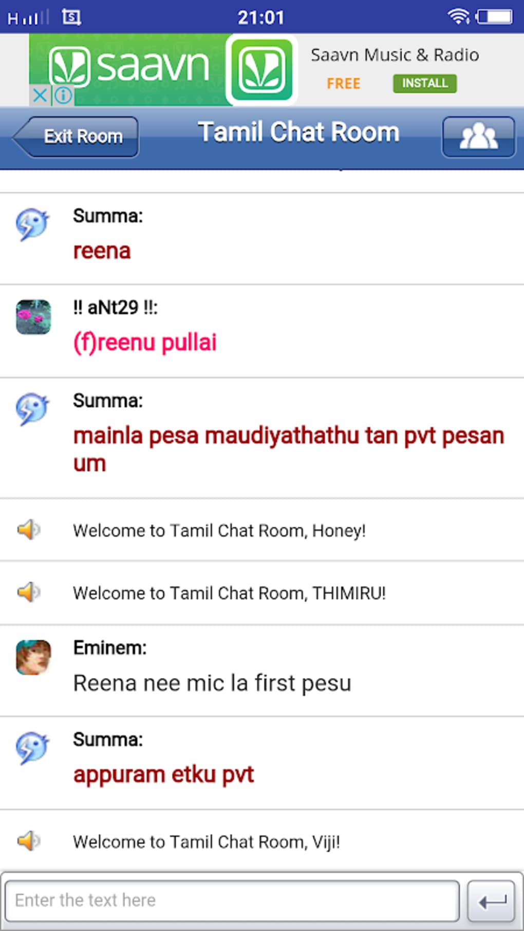 Tamil friends chatting