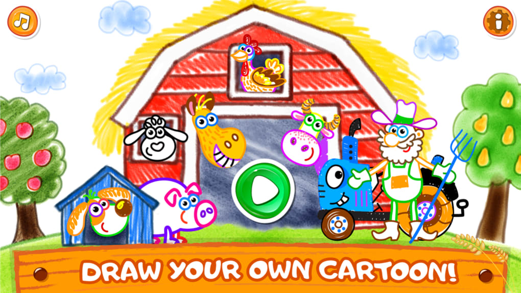 Baixe Bini Jogo de desenhar! Jogos colorir para crianças no PC com MEmu