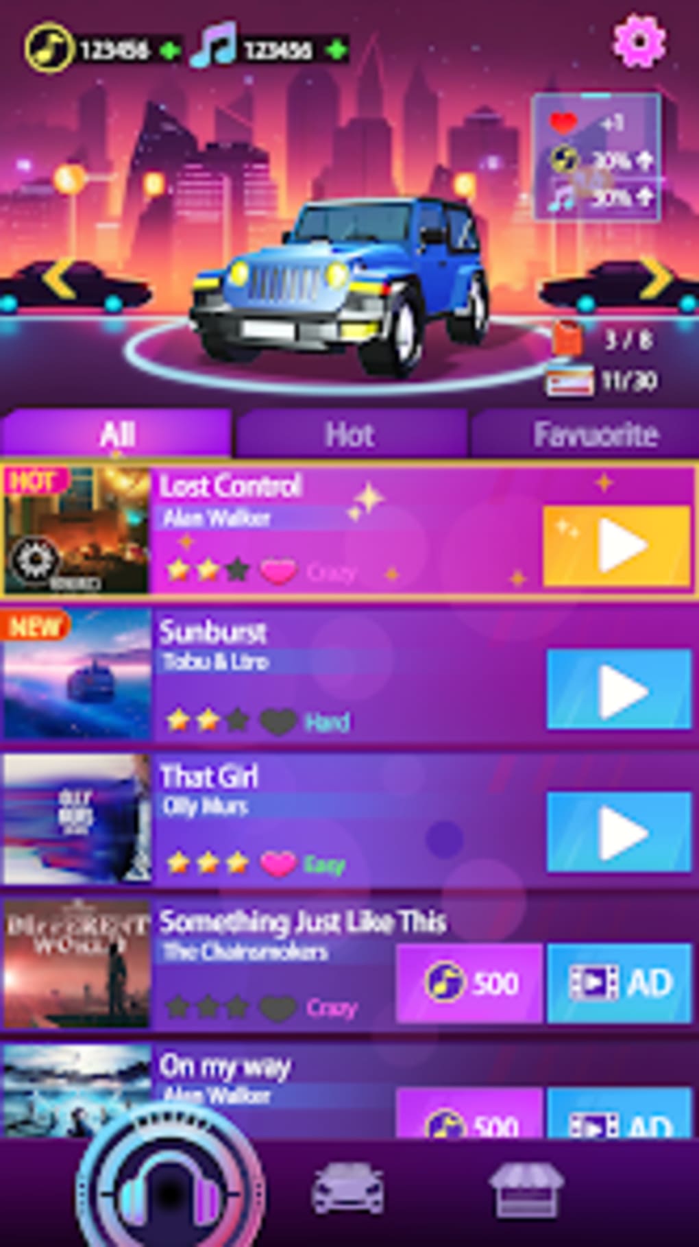 Rhythm Racing: music carbeat for Android - Download