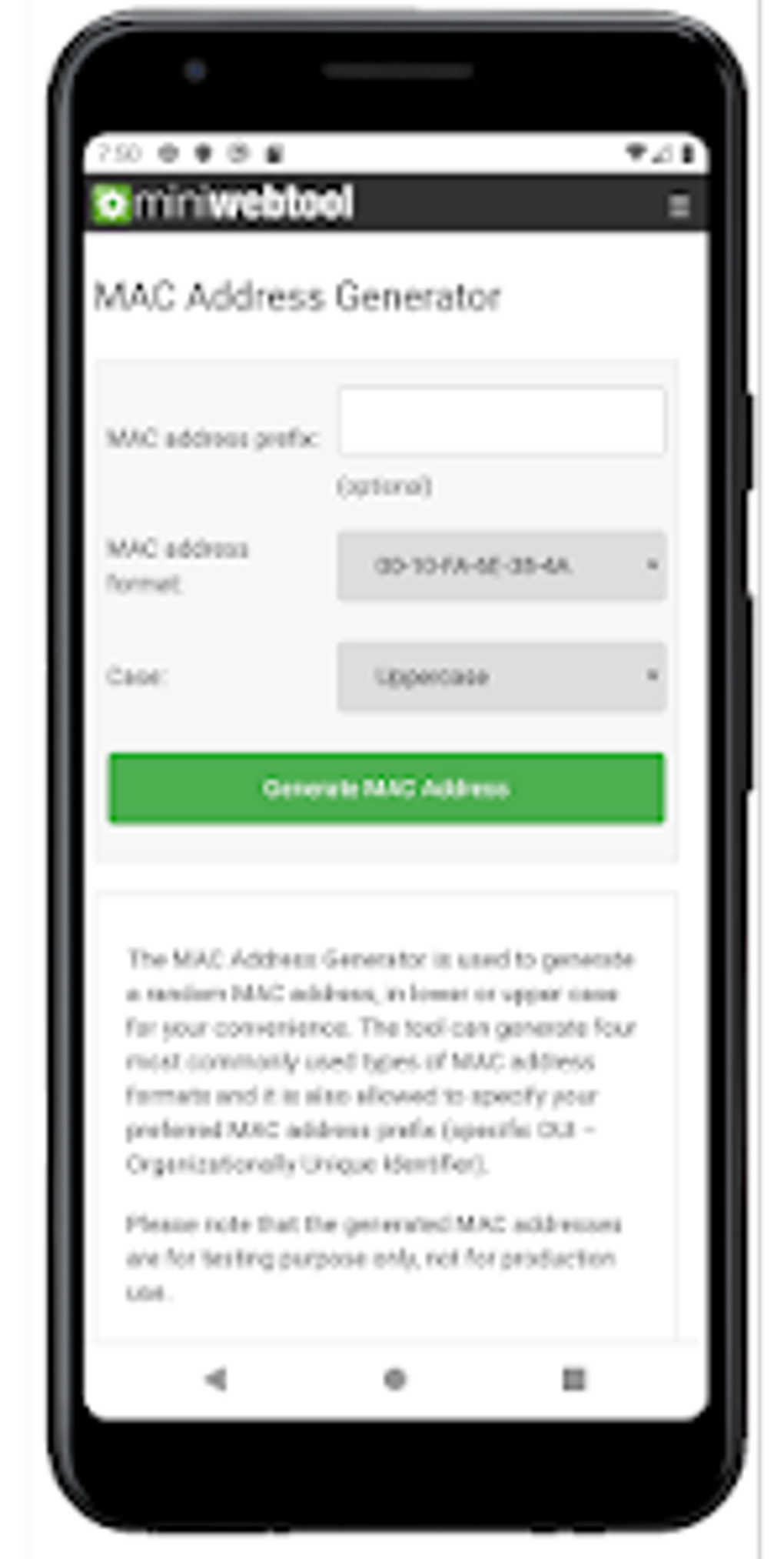 MAC Address Generator Para Android Descargar