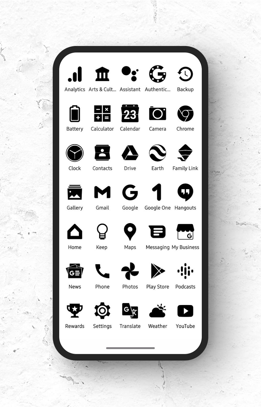 Zwart Black Icon Pack Na Android Download