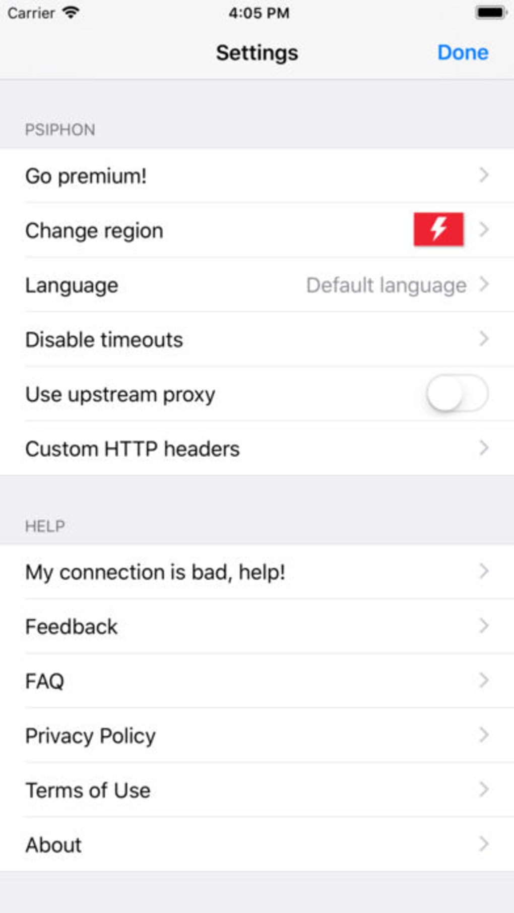 psiphon 3 for iphone