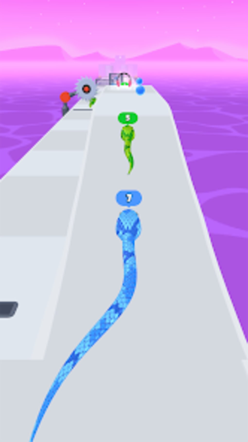 Snake N Ladders 3D Run Race Game: Jogos de corrida de jogos de
