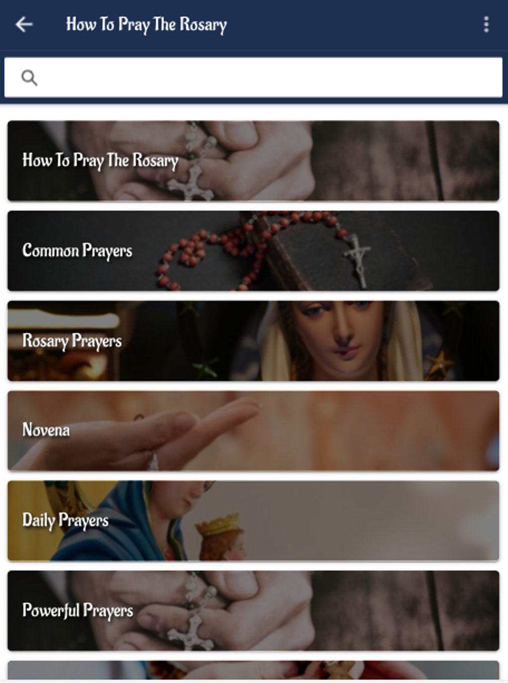 How To Pray The Rosary - Holy Rosary Prayer Guide for Android - Download