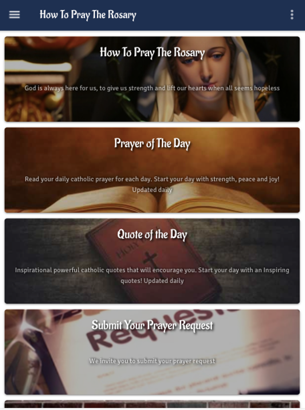 How To Pray The Rosary - Holy Rosary Prayer Guide for Android - Download