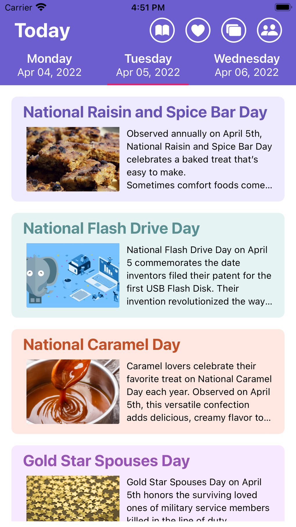 Cele daily special days for iphone download