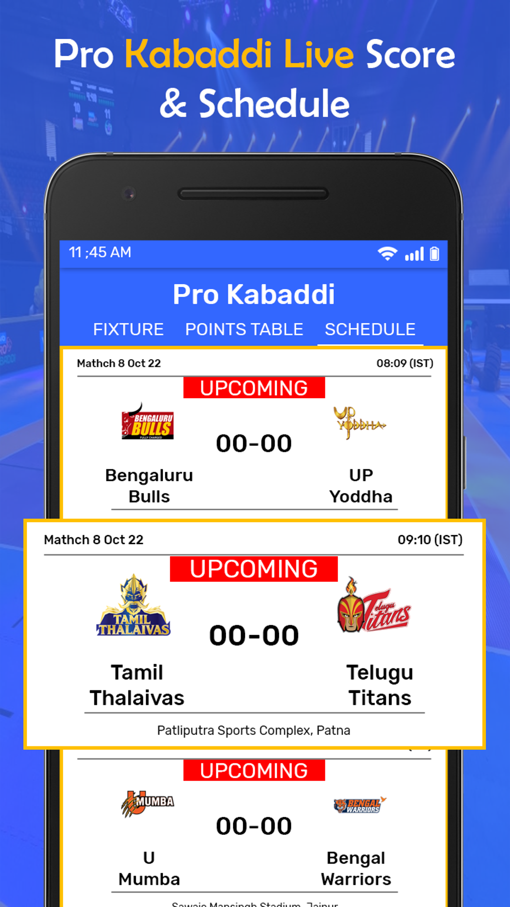 Pro Kabaddi Live Score 2022 For Android Download