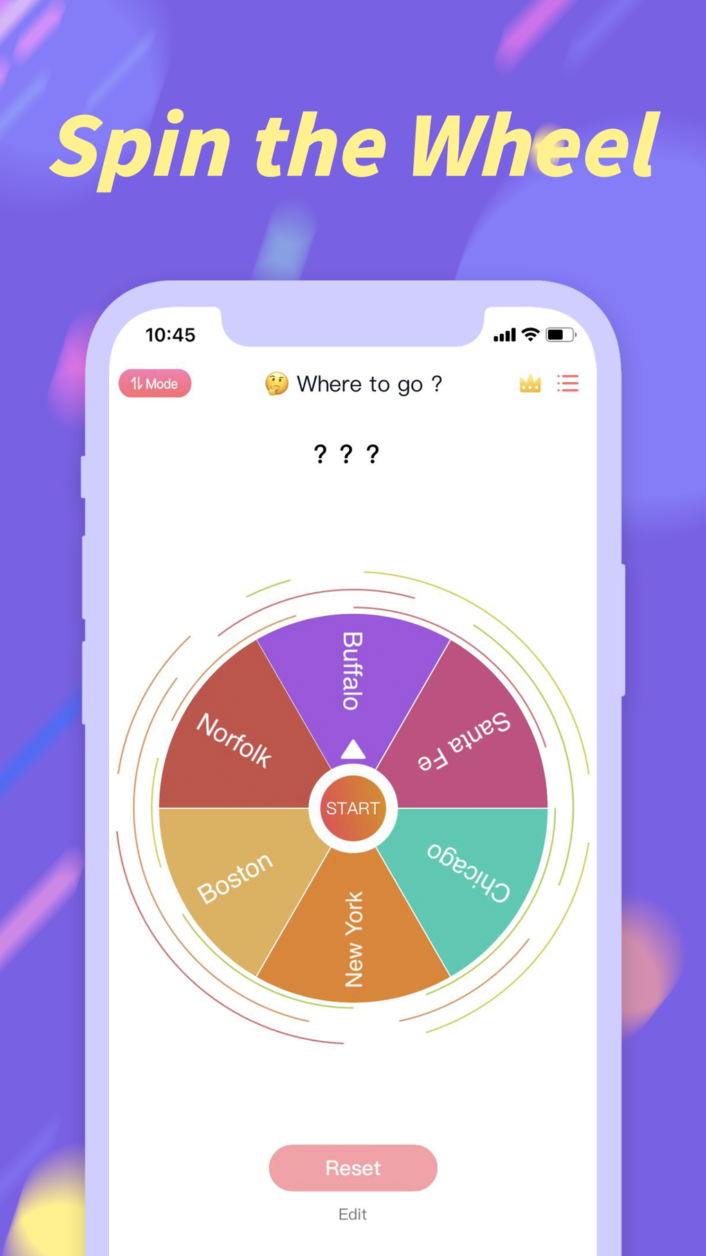 Spin the Wheel-Easy choices для iPhone — Скачать