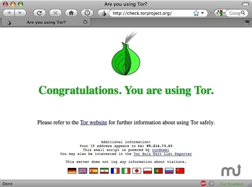 tor browser для мак