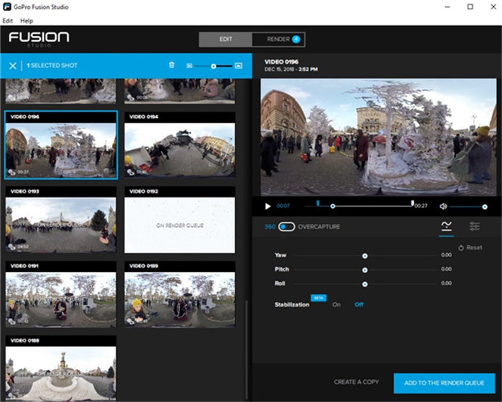 Gopro Fusion Studio Download