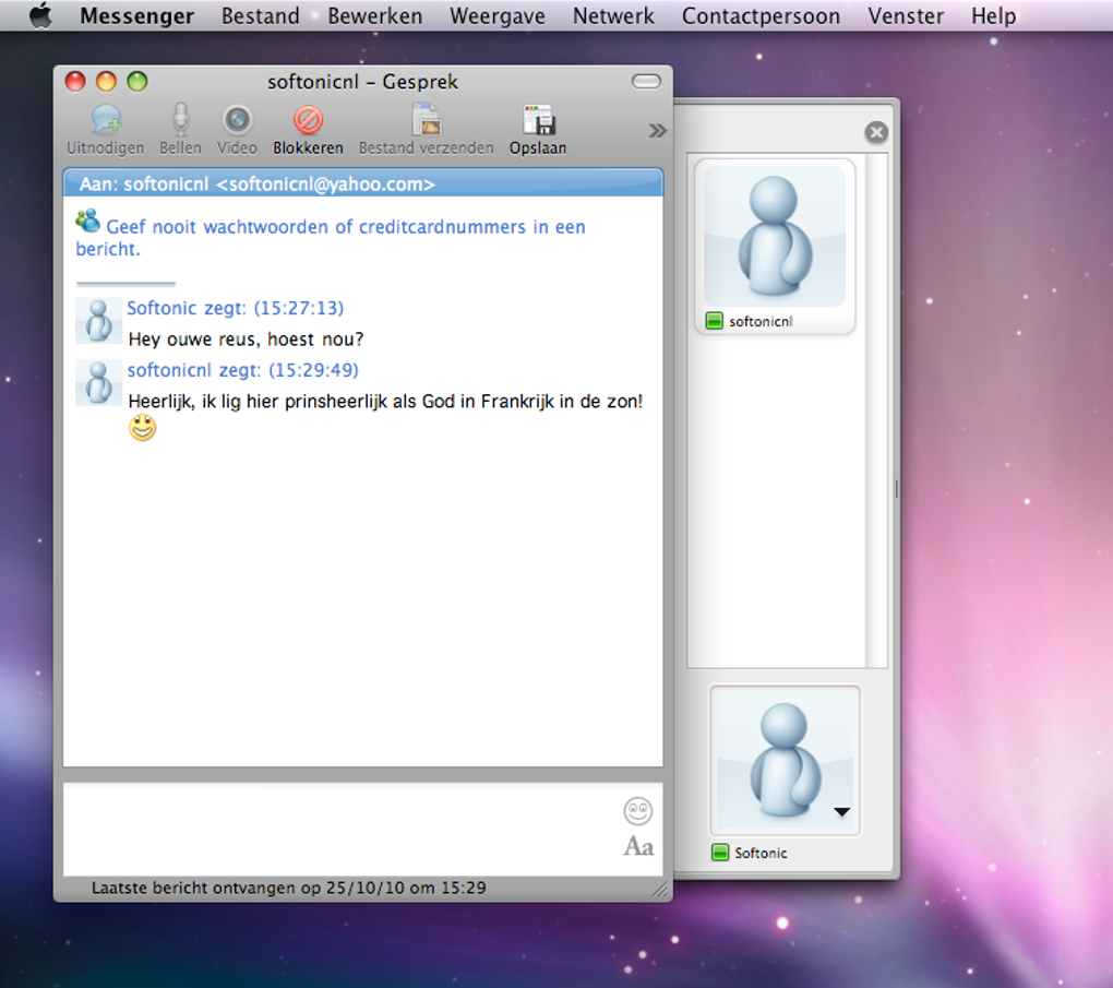 mac messenger