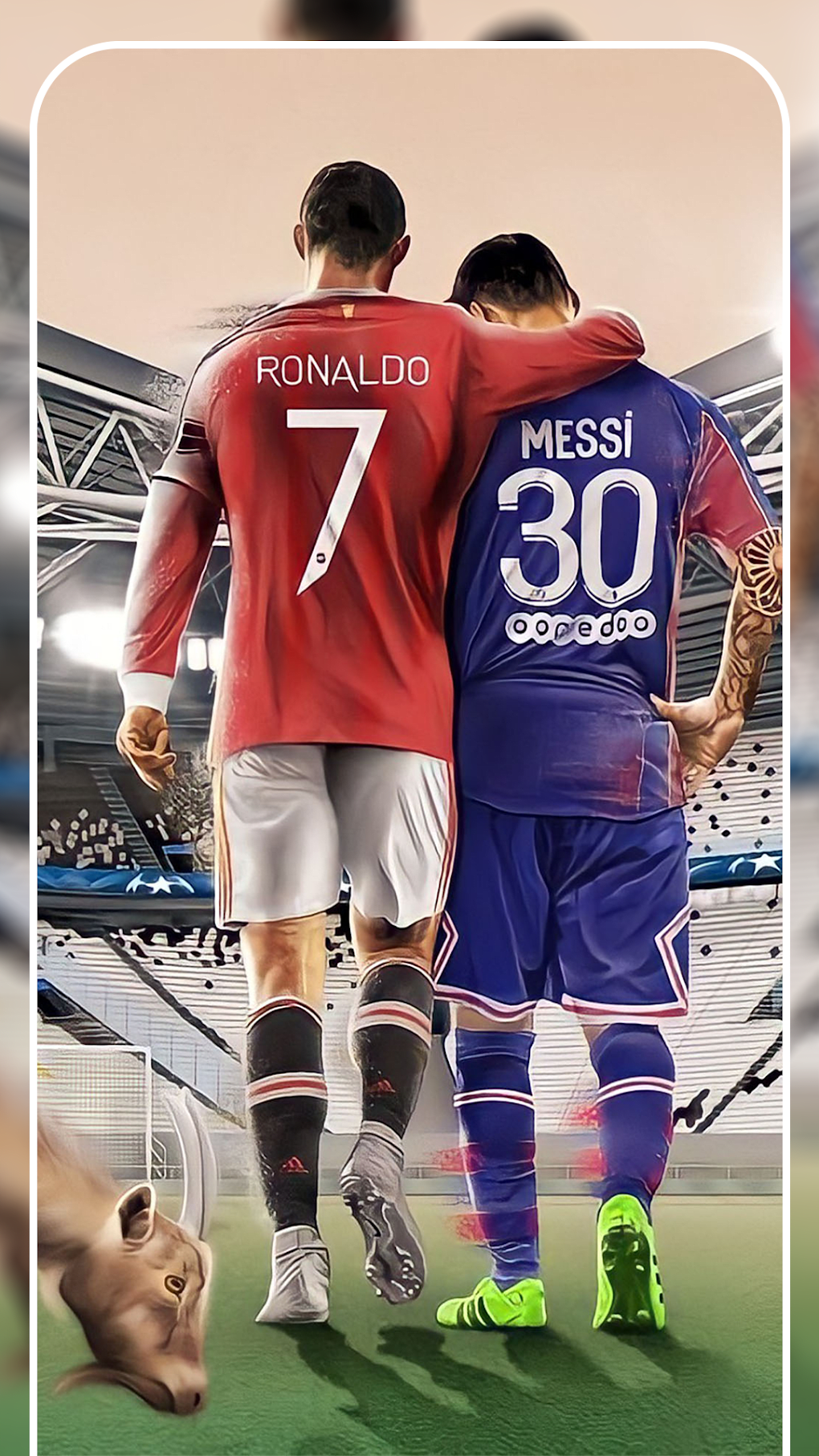 Fans Messi Ronaldo Wallpaper for Android - Download