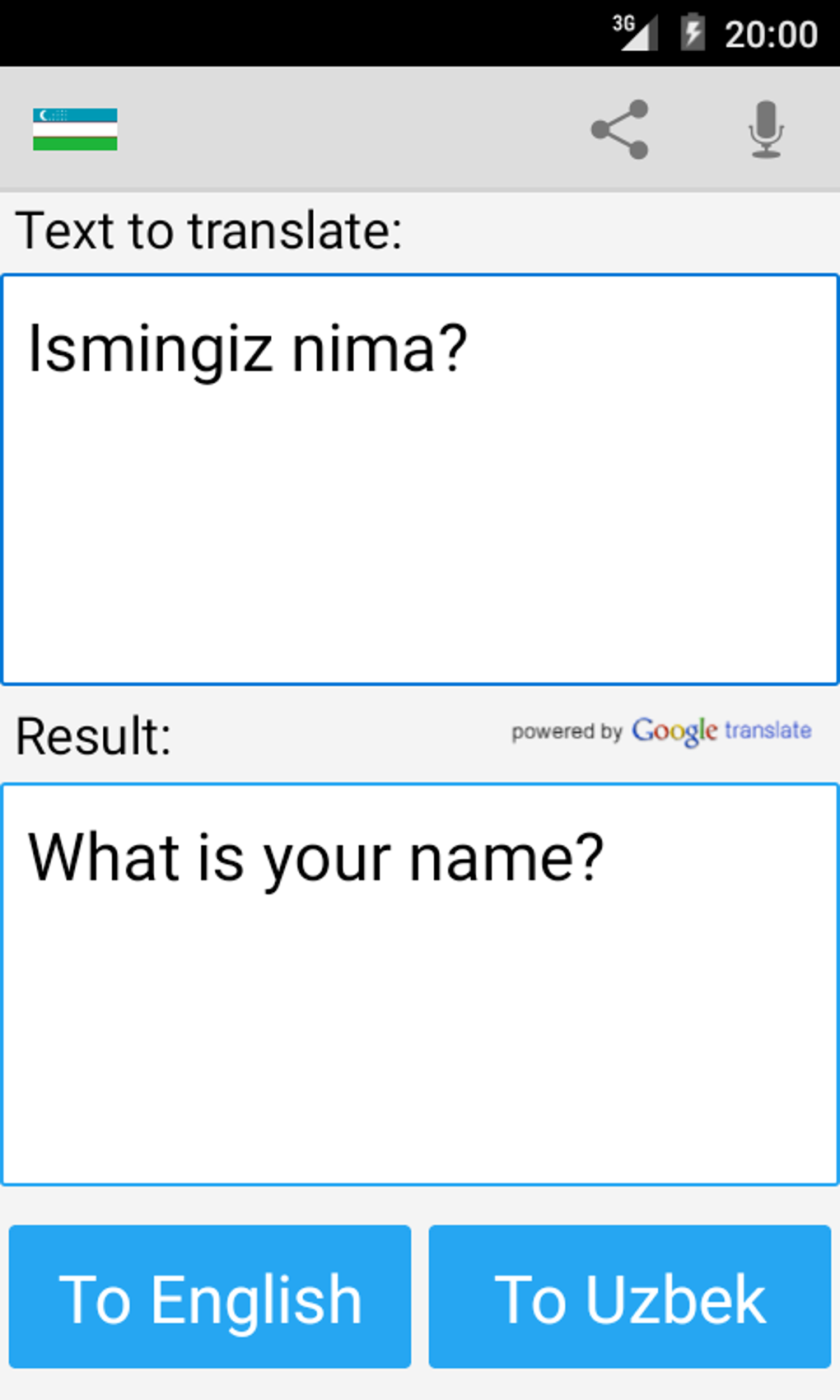 Uzbek English Translator APK for Android - Download