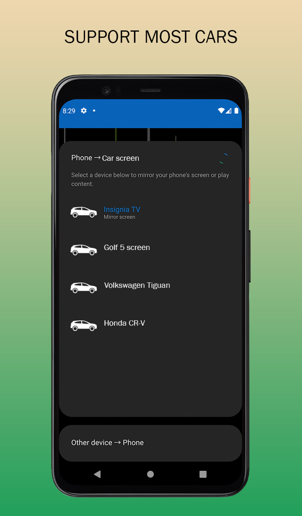 Mirror Link لنظام Android تنزيل