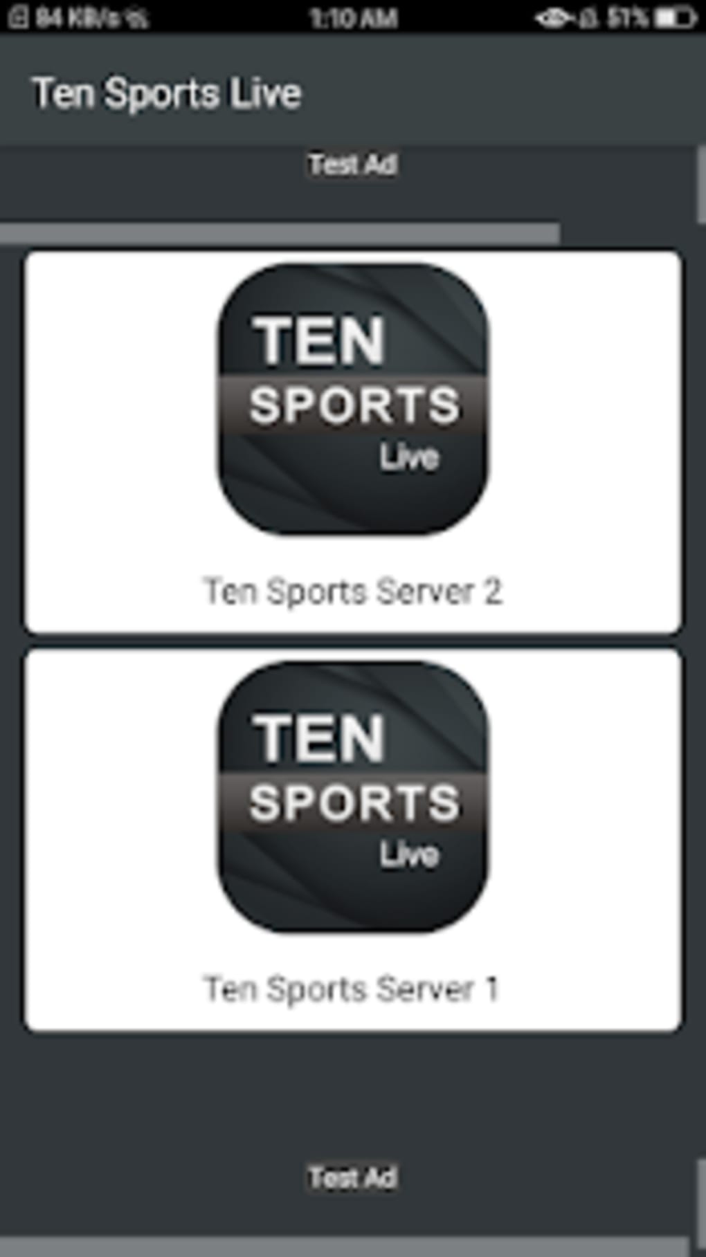 Ten Sports Live Cricket Matches Live Streaming APK for Android