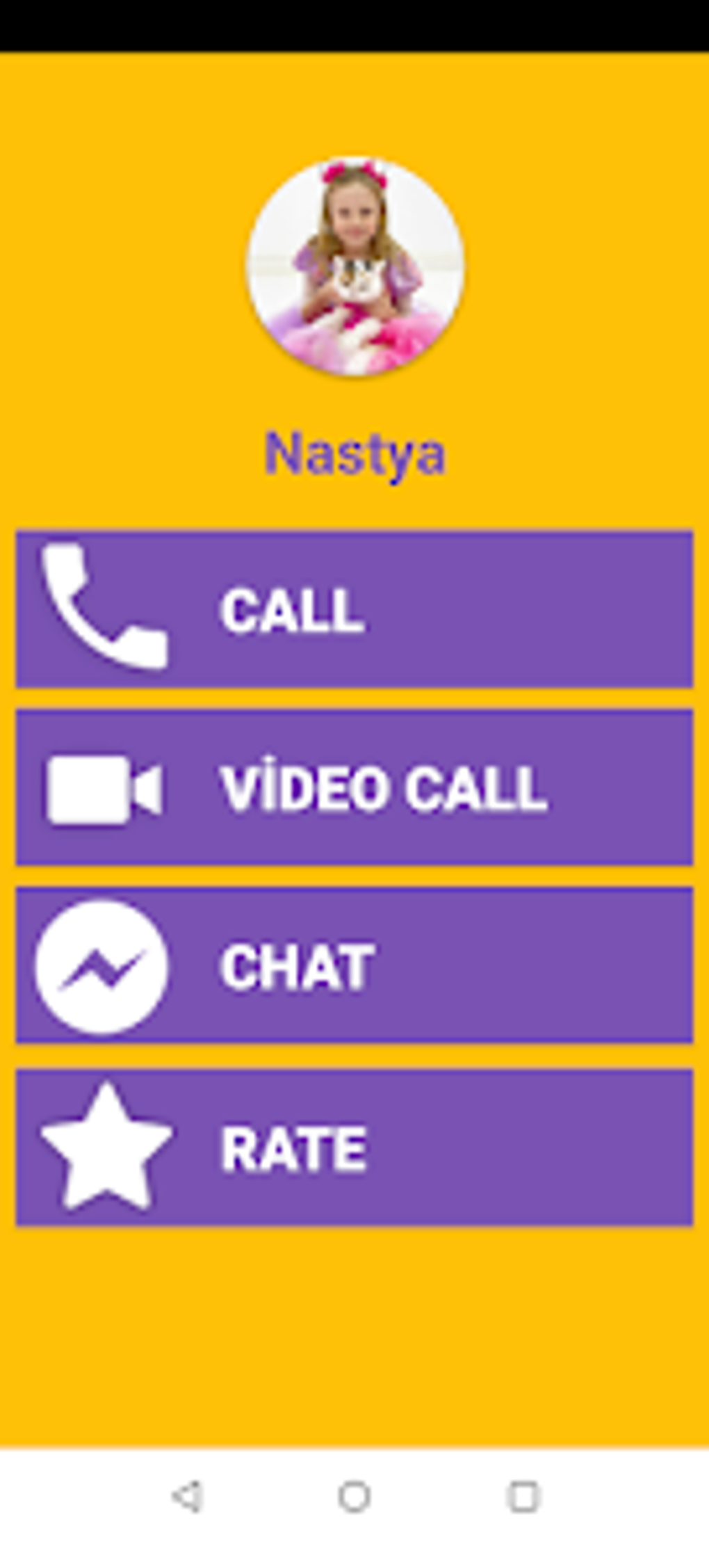 Like Nastya Fake Video Call - для Android — Скачать