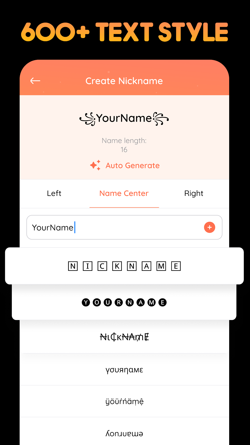 Nick Name Make: Nick Editor для Android — Скачать