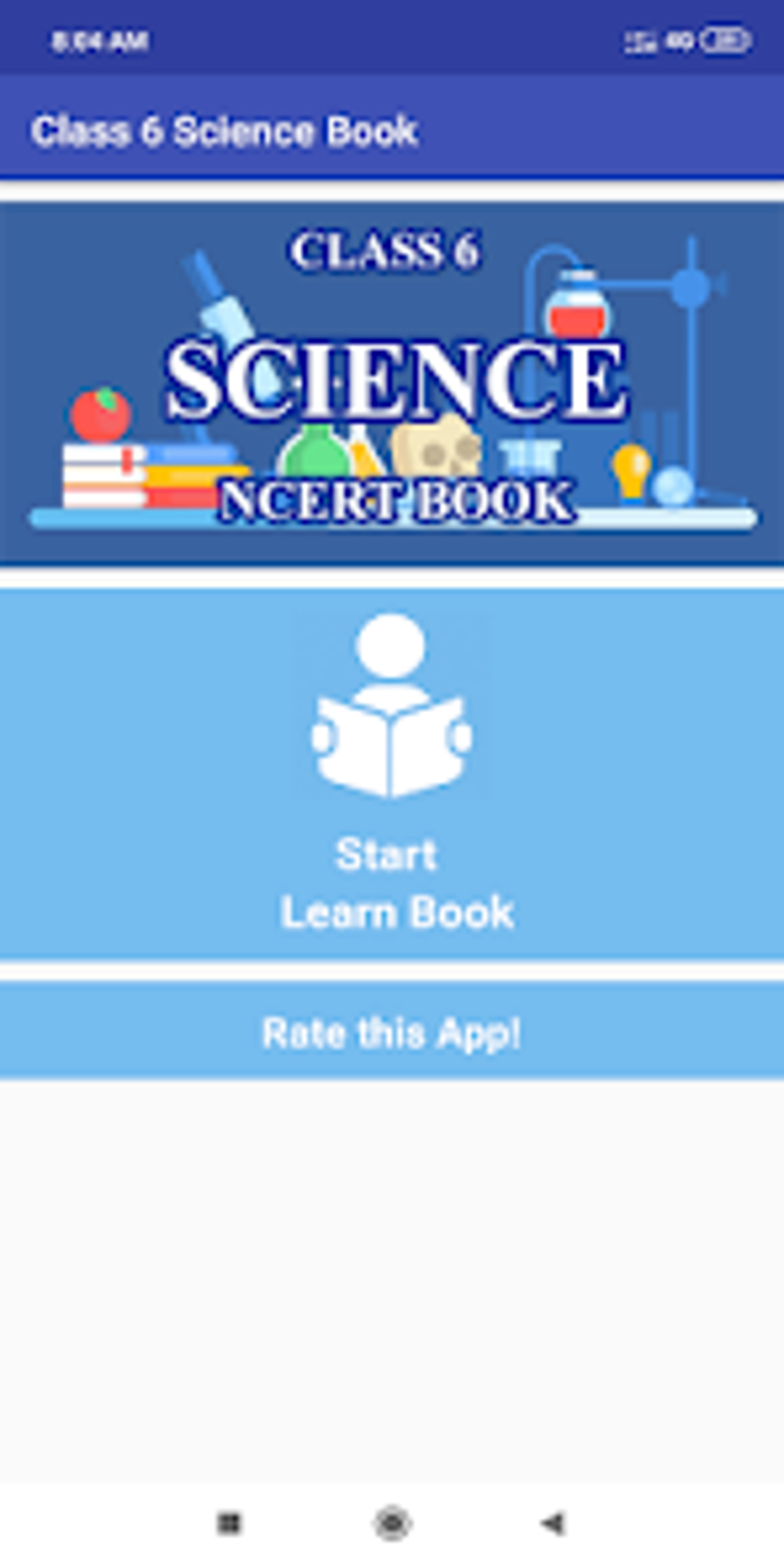 Class 6 Science NCERT Book in for Android - Download