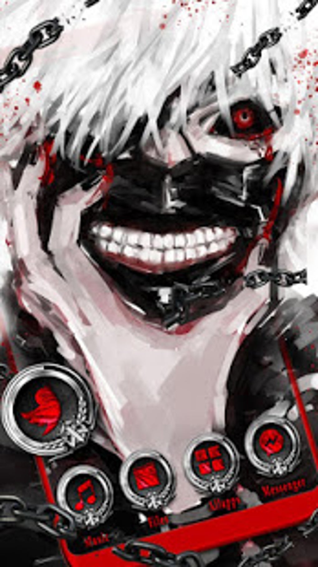 Anime Ken Kaneki Themes Live Wallpapers APK для Android — Скачать