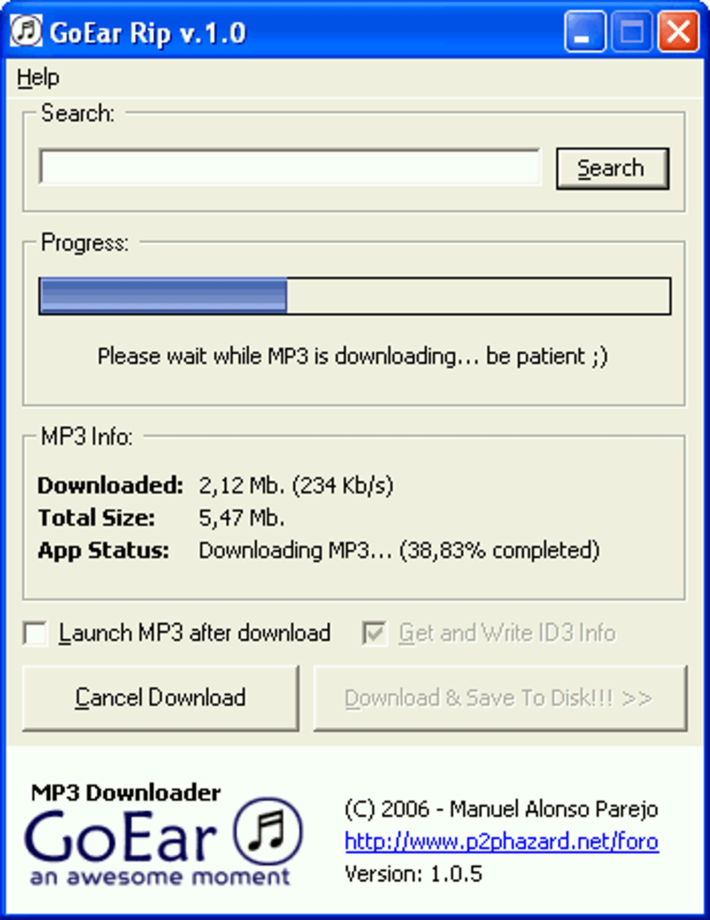 Descargar musica mp3 goear
