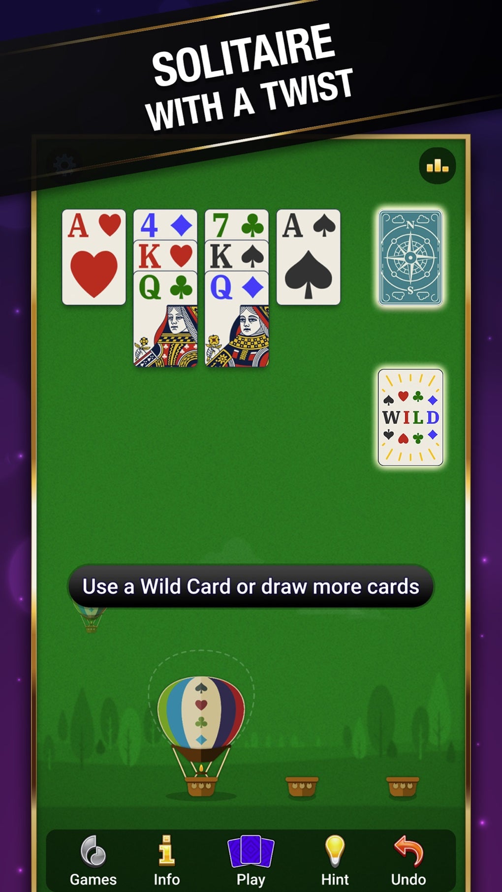 Aces Up Solitaire для iPhone — Скачать