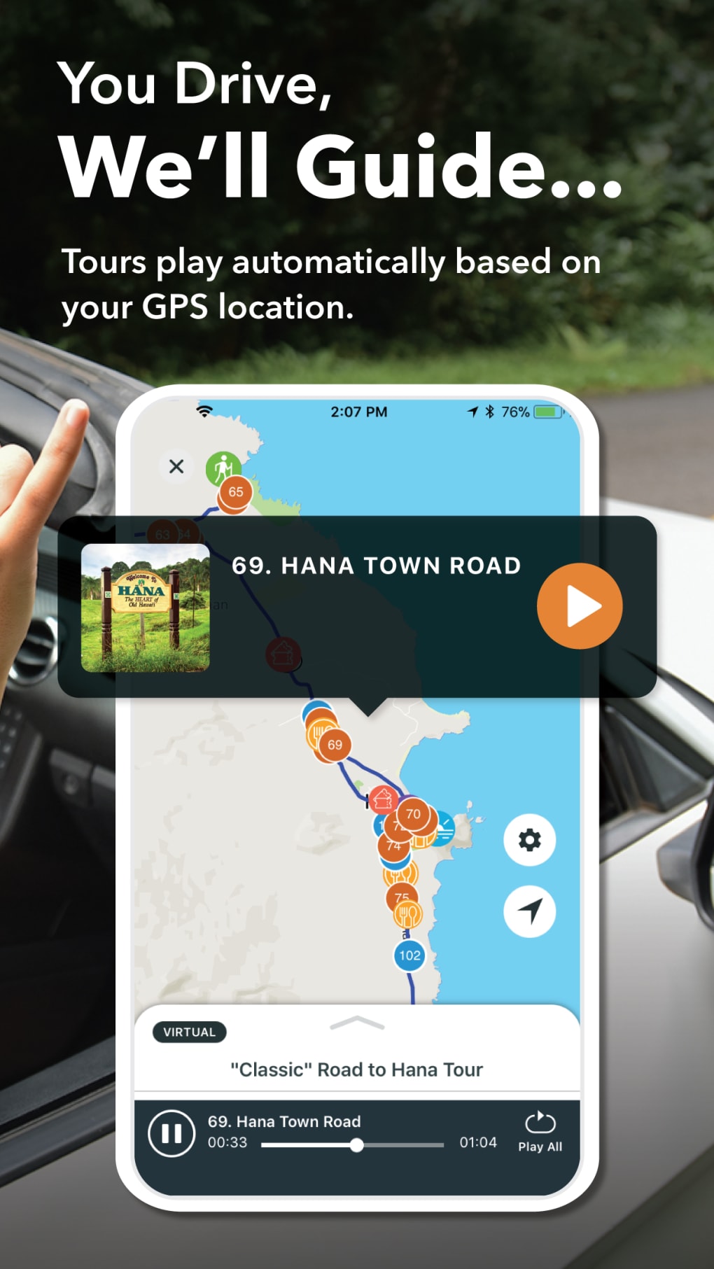 gps driving tours