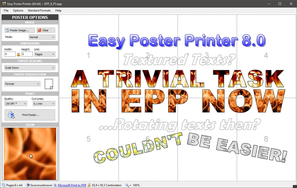 free poster printer