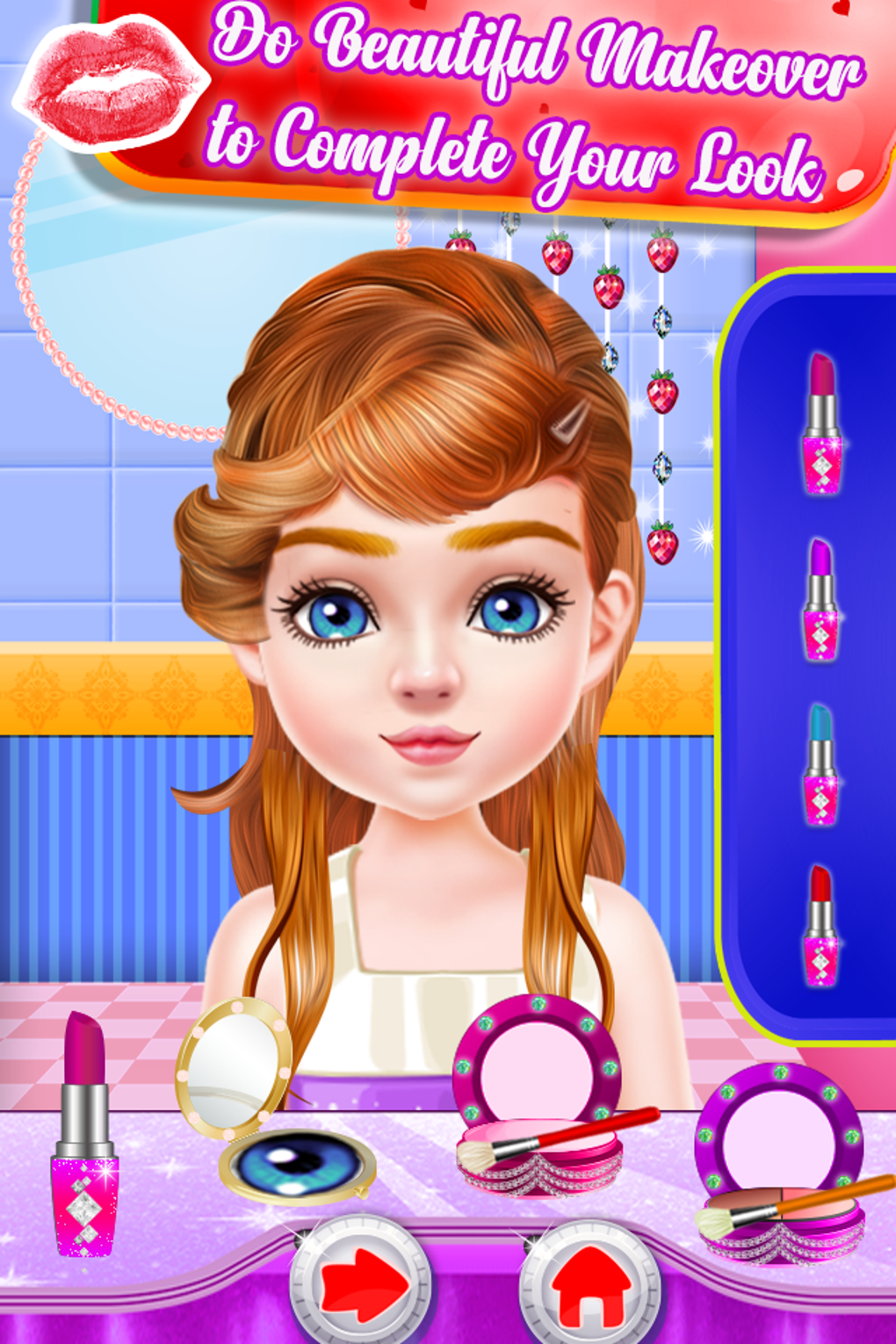 Cute Girl Hairstyle Salon Makeover Games для Android — Скачать