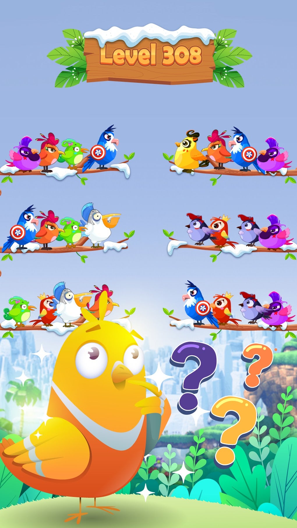 Bird Sort Puzzle: Color Sort для Android — Скачать