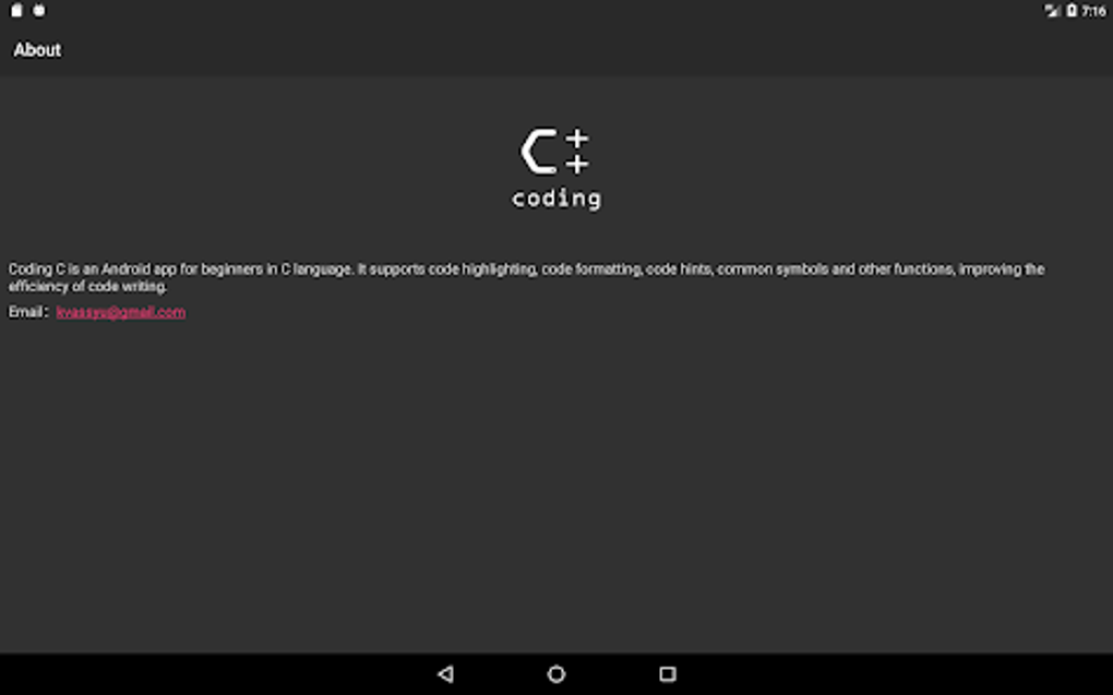 Coding C - The offline C l for Android - Download