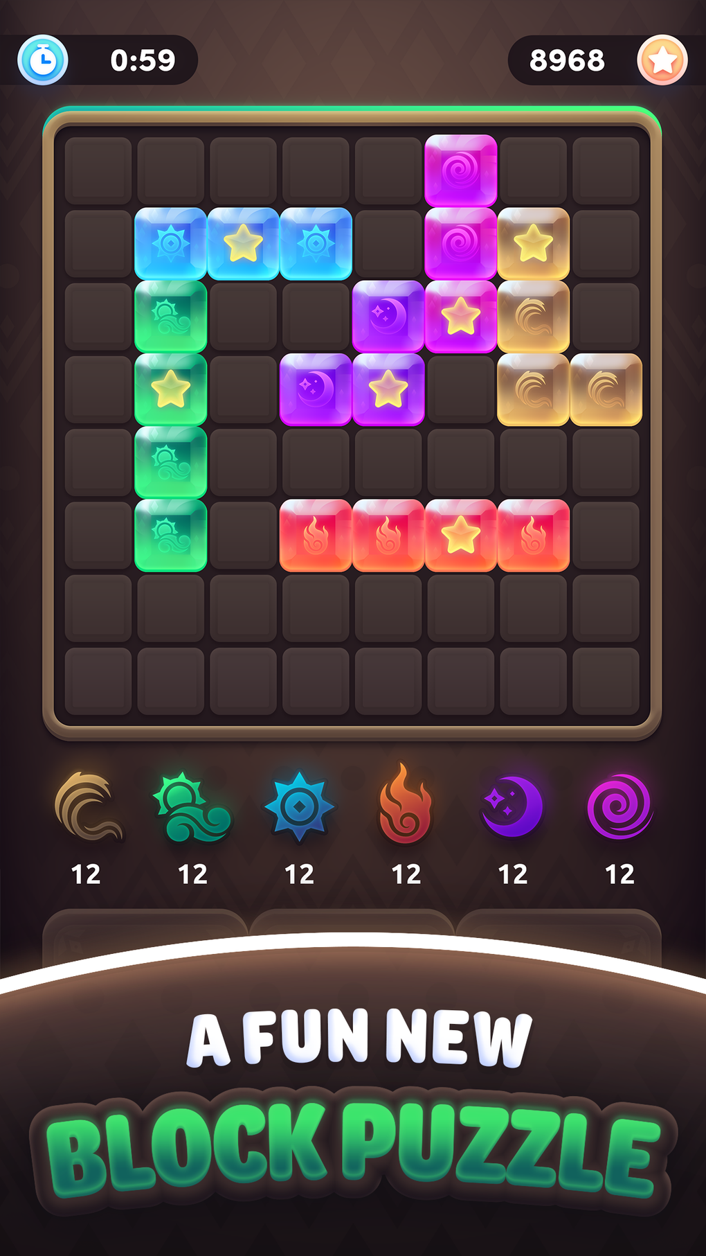 Gem Blitz - Block Puzzle Game для iPhone — Скачать