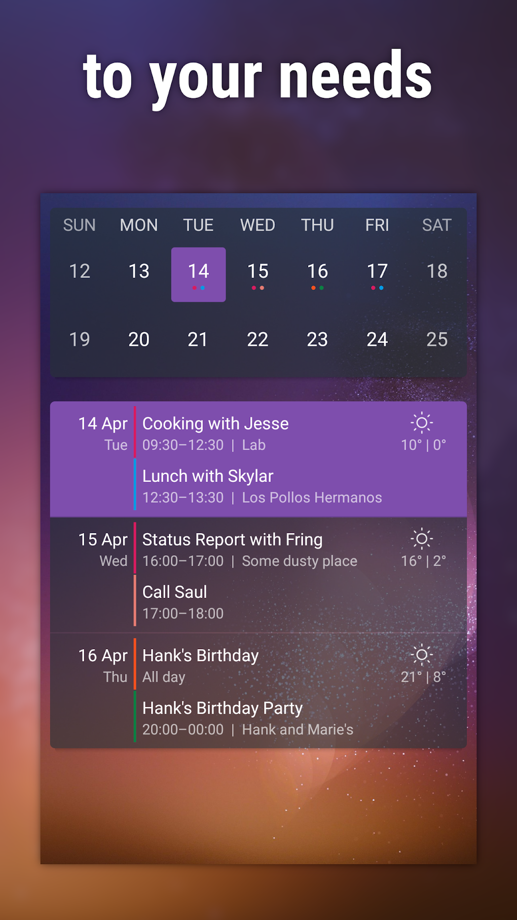 Event Flow Calendar Widget For Android Download