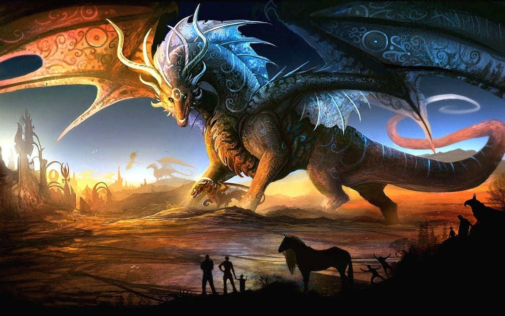 Powerful Epic Fire Dragon HD wallpaper  Pxfuel