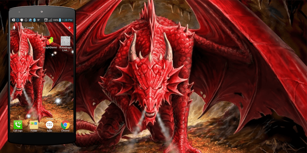 amaizing 3d dragon Live Wallpaper  free download