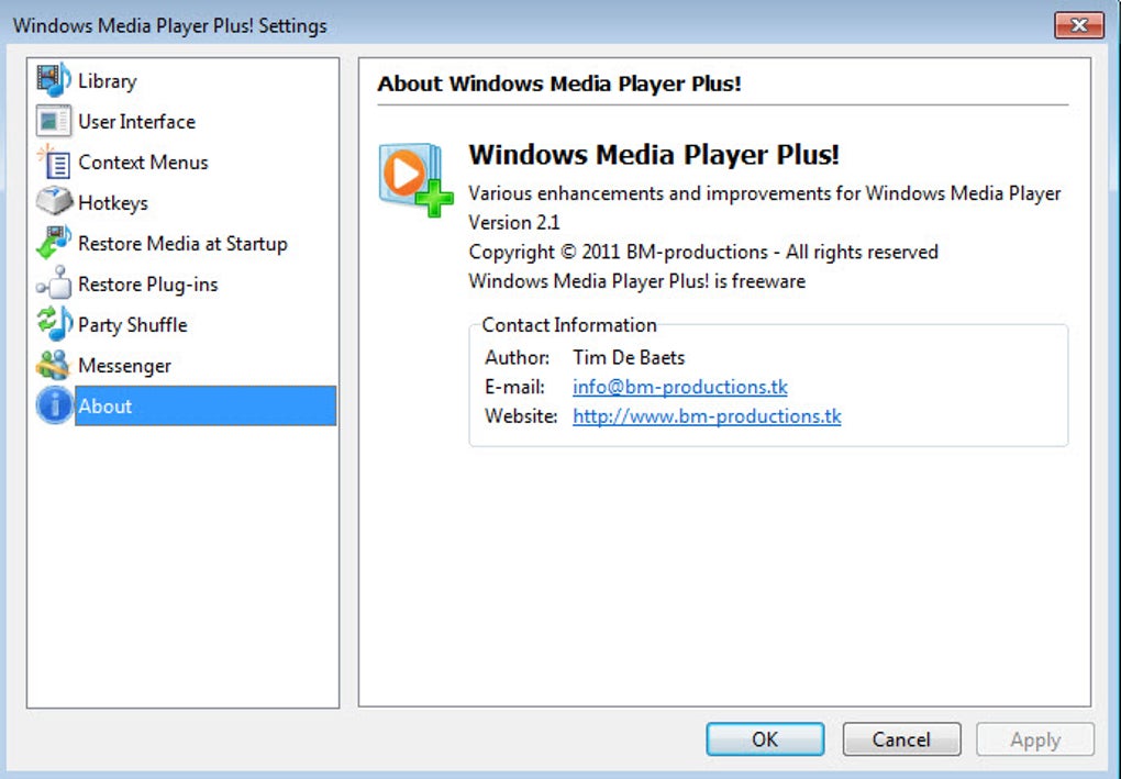 windows media player plus