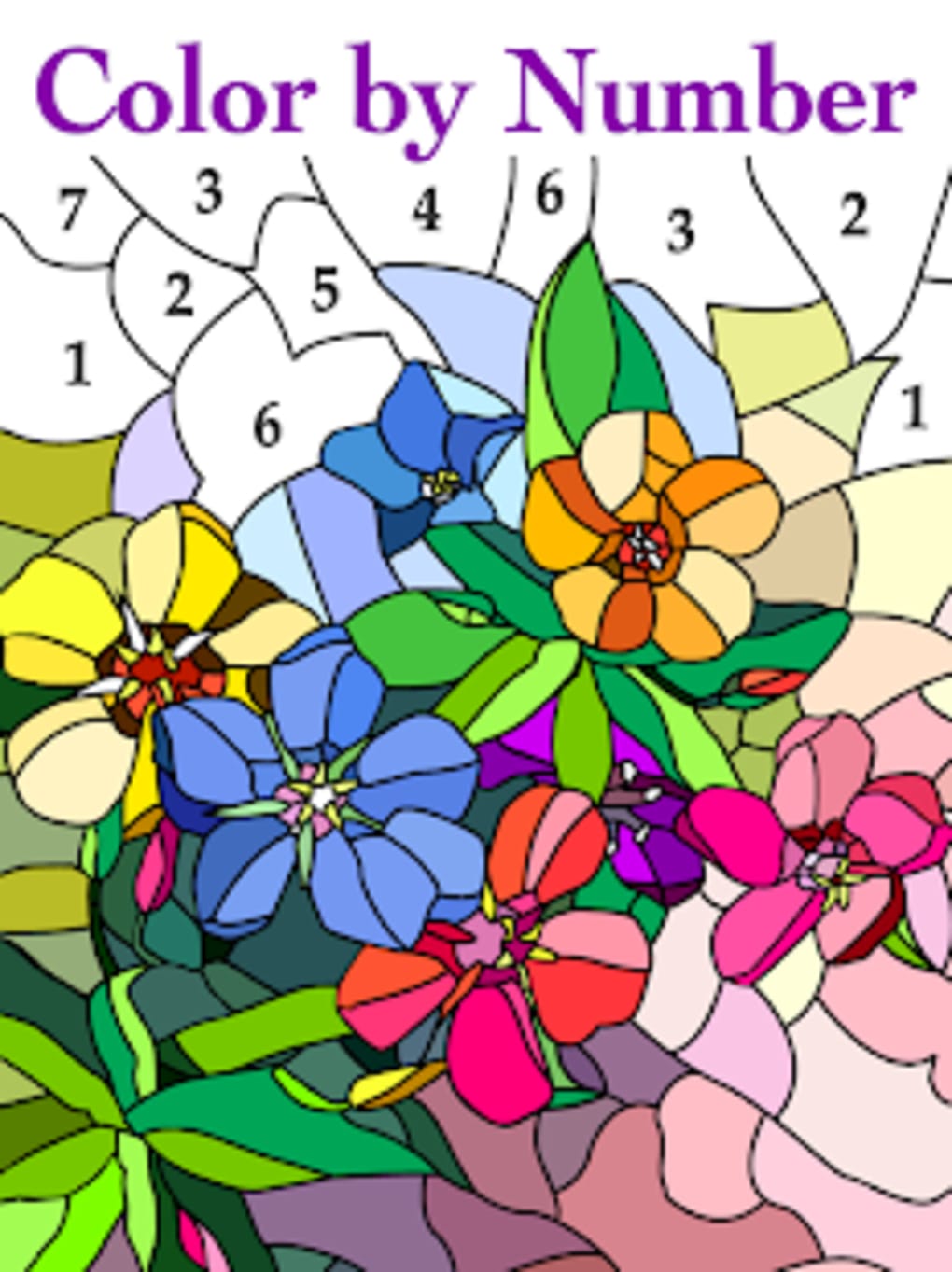 Baixe Happy Color – jogo de colorir con números no PC com MEmu