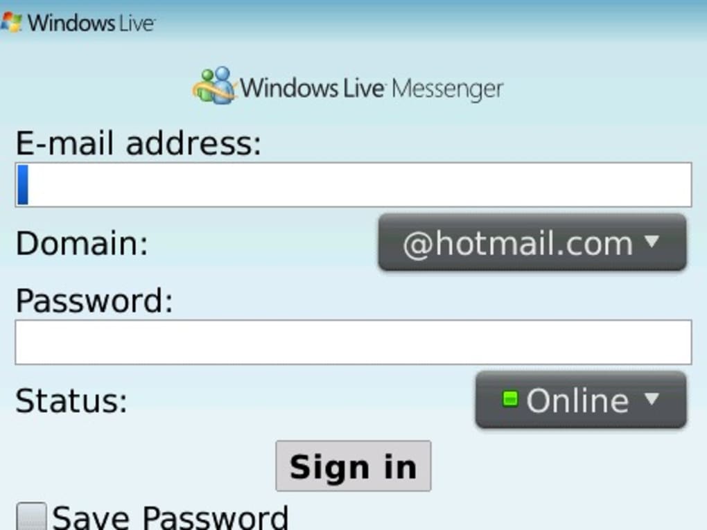 windows live messenger gratis para blackberry