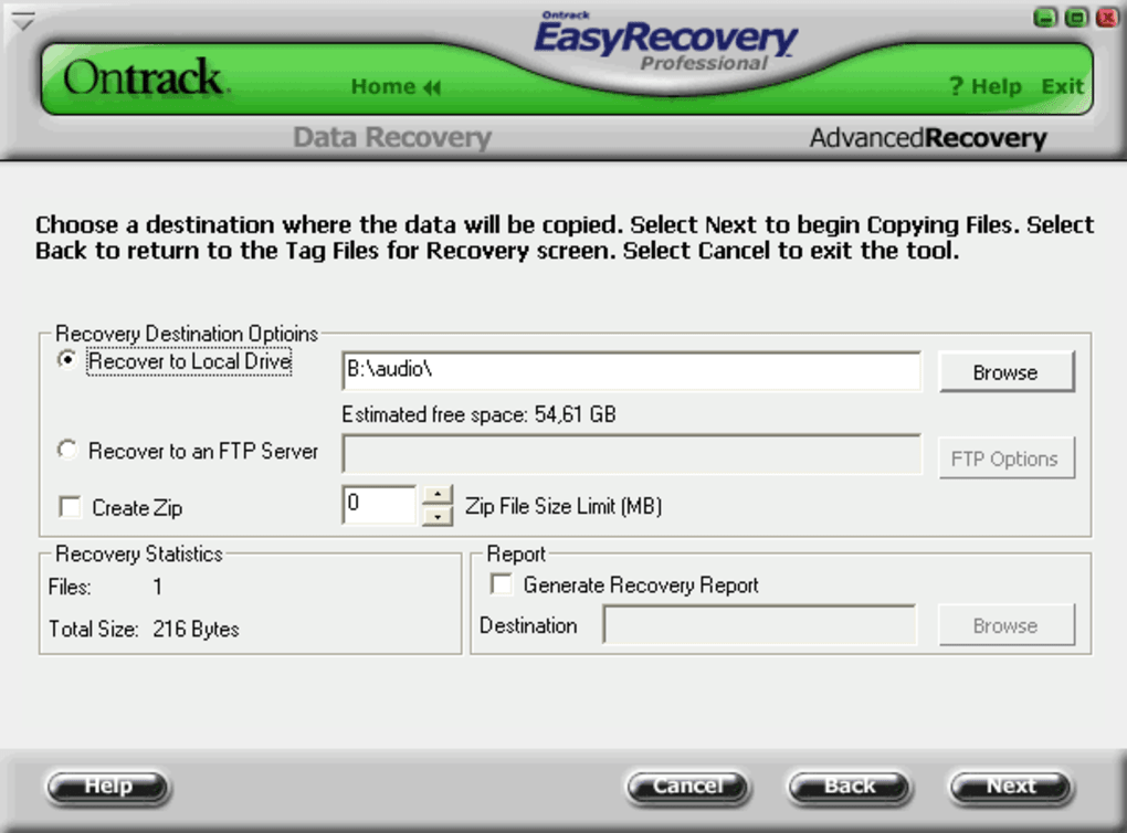 easy recovery professional 6.03 gratuit