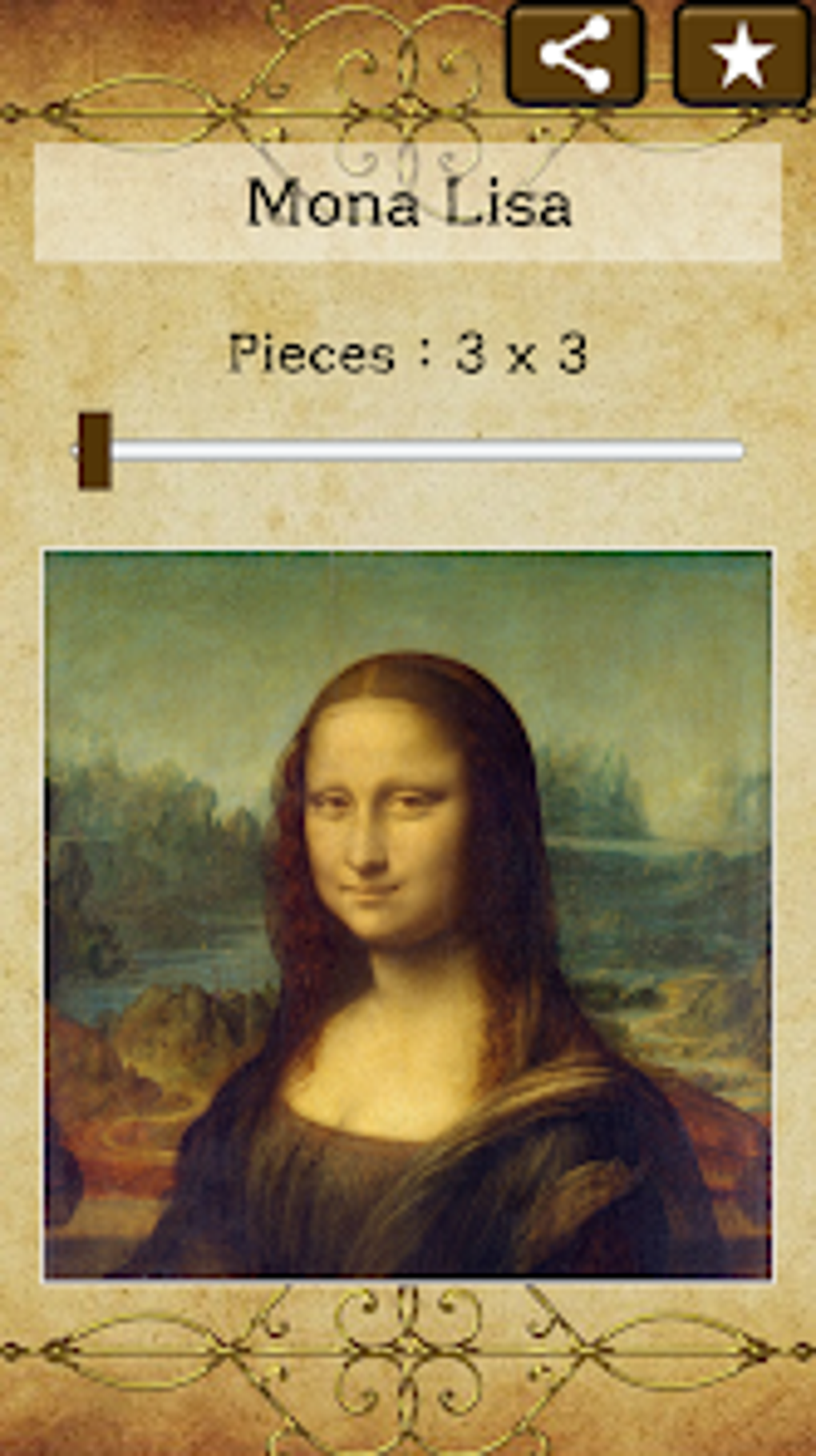 Jigsaw Puzzle Mona Lisa Per Android Download