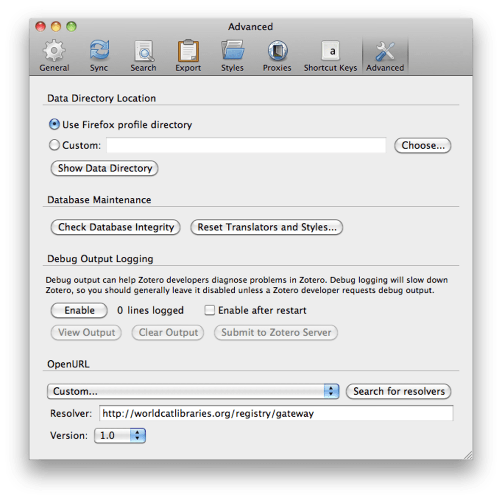 download the last version for mac Zotero 6.0.27