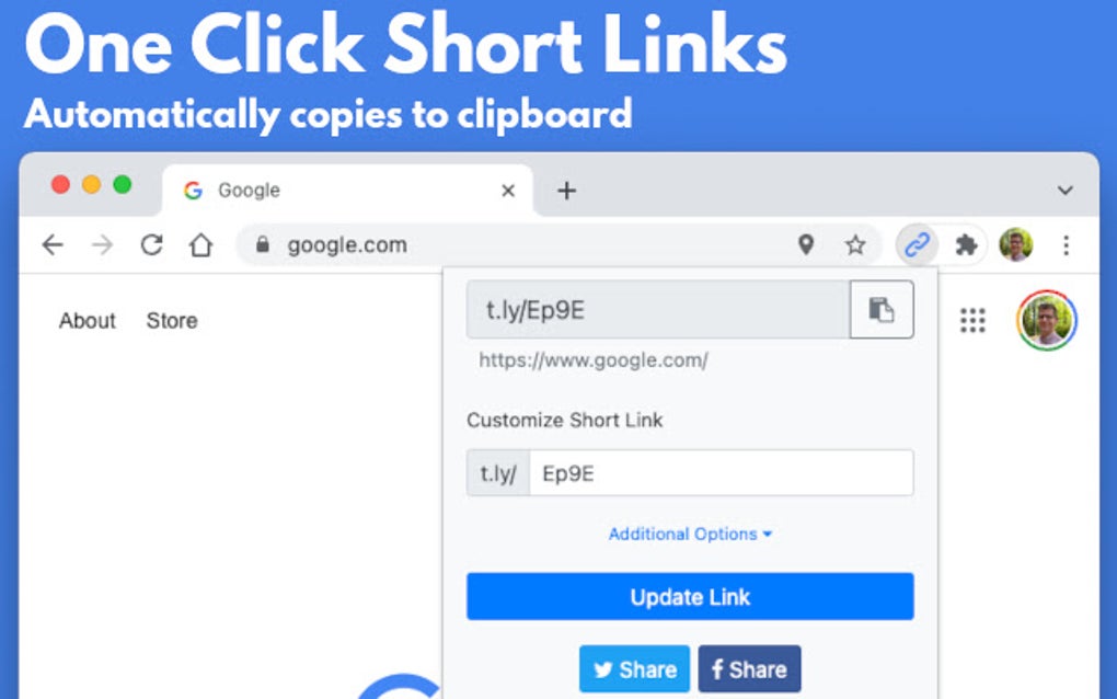 Url Shortener For Google Chrome - Extension Download